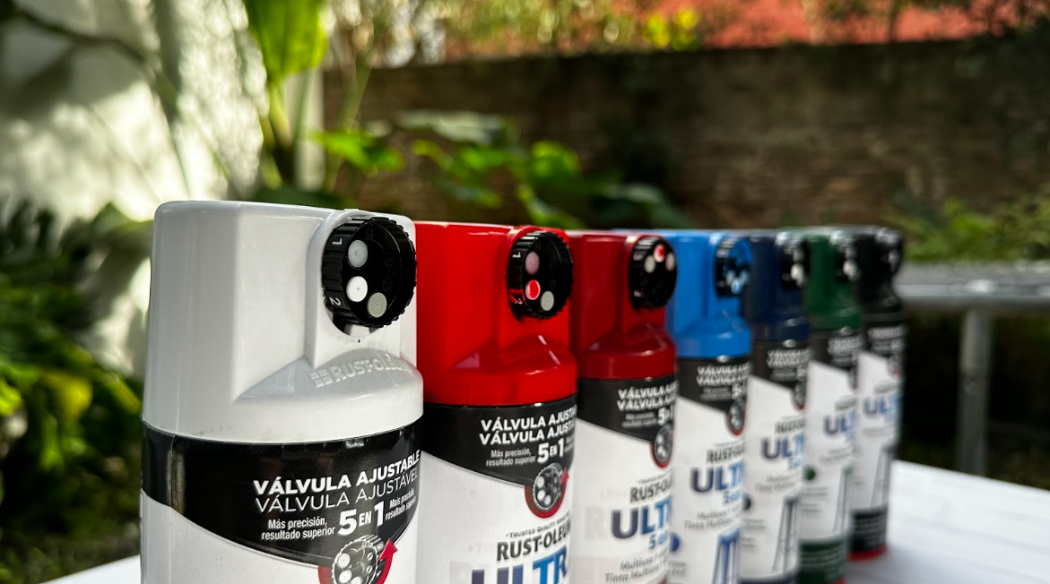 Conoce a Ultra 5 en 1: la primera pintura en spray con válvula intercambiable