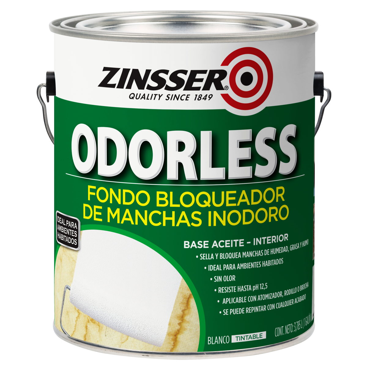 Zinsser Odorless - Fundo Bloqueador de Manchas Sem Cheiro