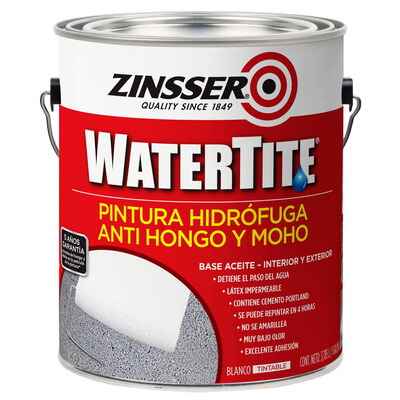 Zinsser WaterTite - Pintura Hidrófuga Anti Hongo y Moho