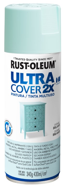 Ultra Cover 2X Tinta Multiuso em Aerossol Acabamento Brilhante